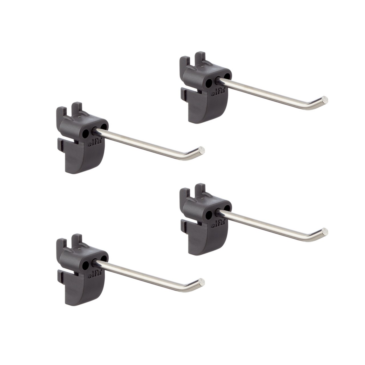 ELFA GARAGE+ LANG RETT KROK 4/PK MATT GRÅ