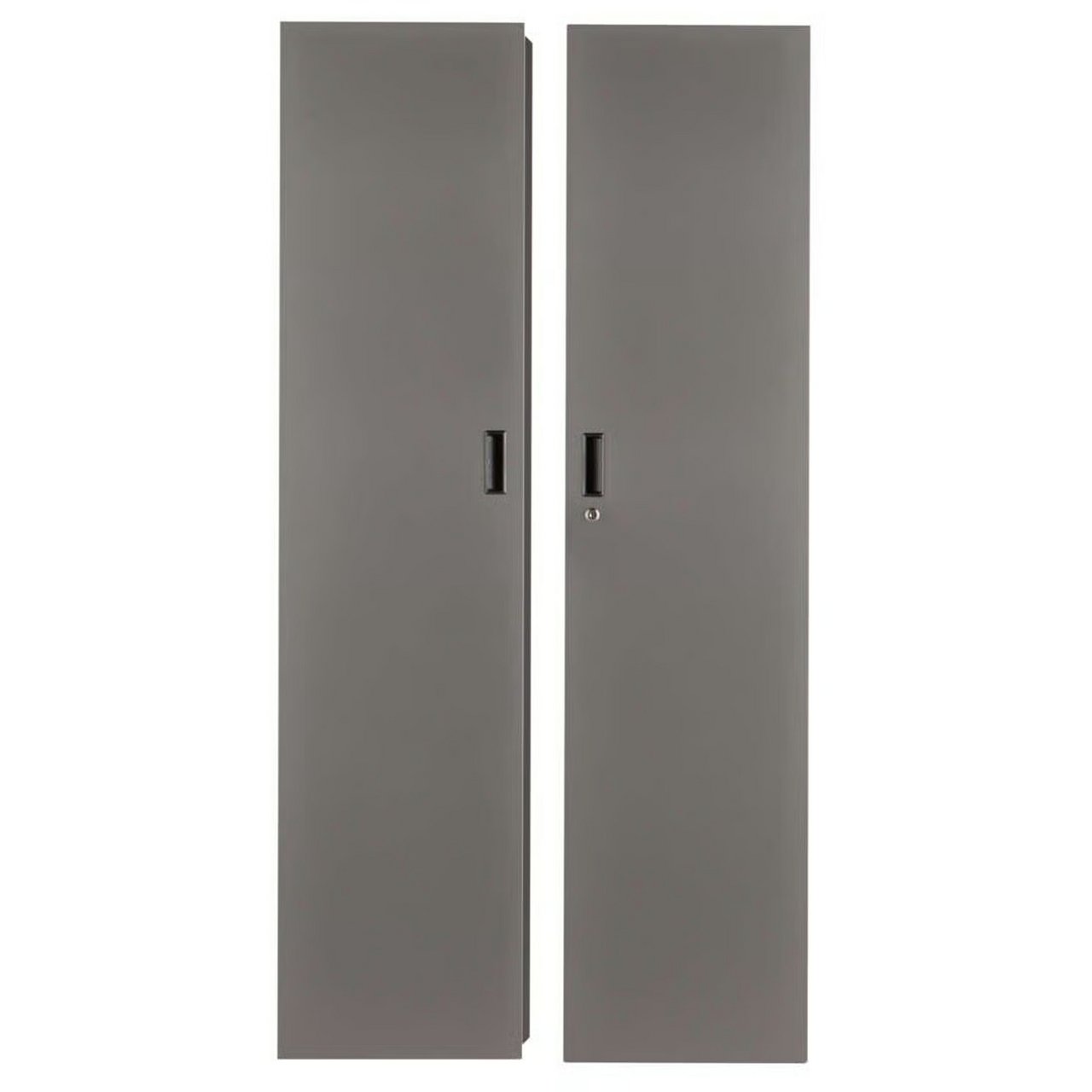 ELFA GARAGE+ DØRER HØYT SKAP MATT GRÅ