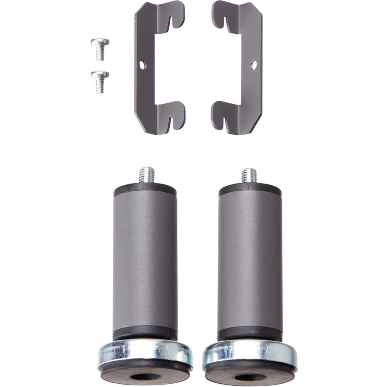 ELFA GARAGE+ MONTERINGSSETT FOR HENGESKINNE TIL SKAP MATT GRÅ