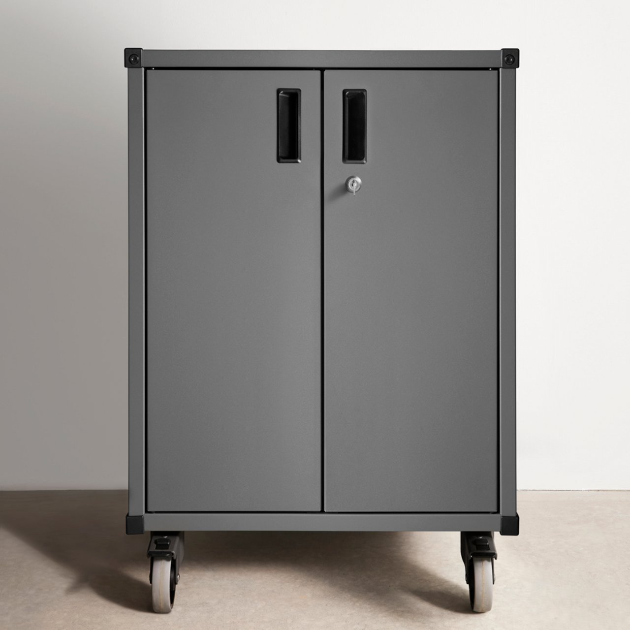 ELFA GARAGE+ KOMPLETT SETT MED UNDERSKAP MATT GRÅ