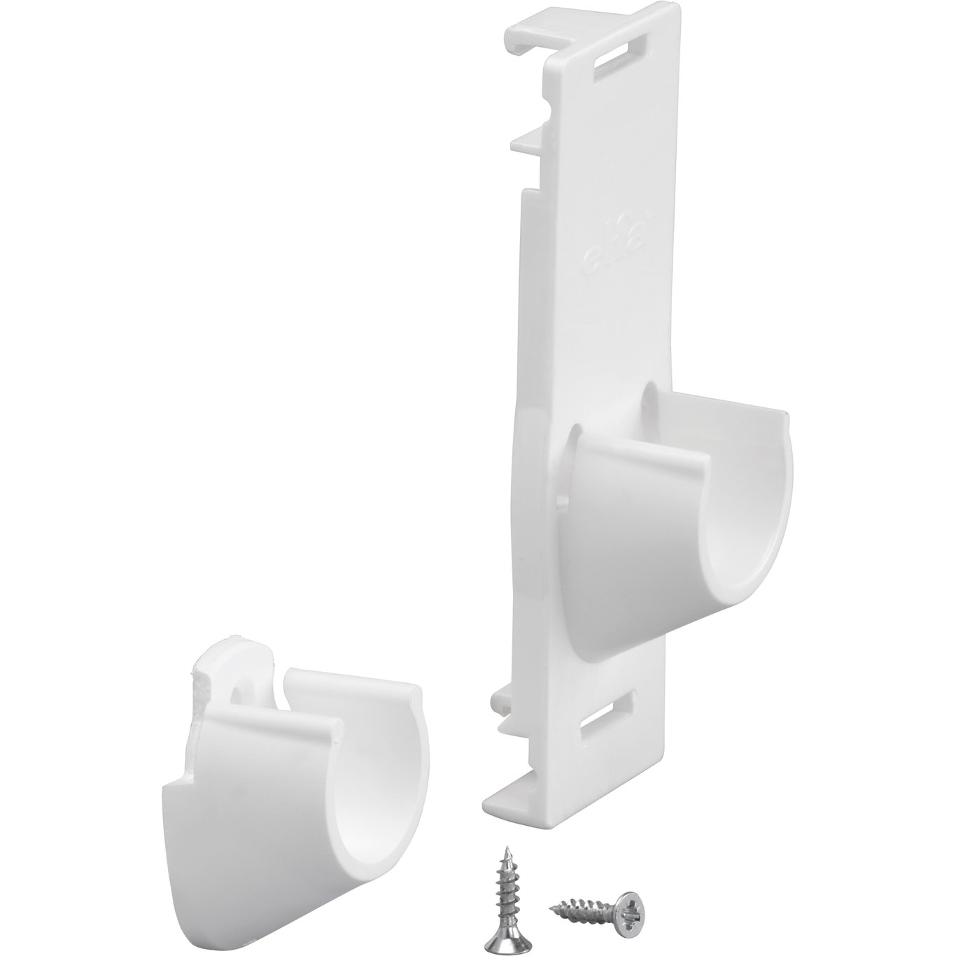 ELFA HOLDER TIL STANG STATIV/VEGG, HVIT ELFA HOLDER TIL STANG STATIV/VEGG, HVIT