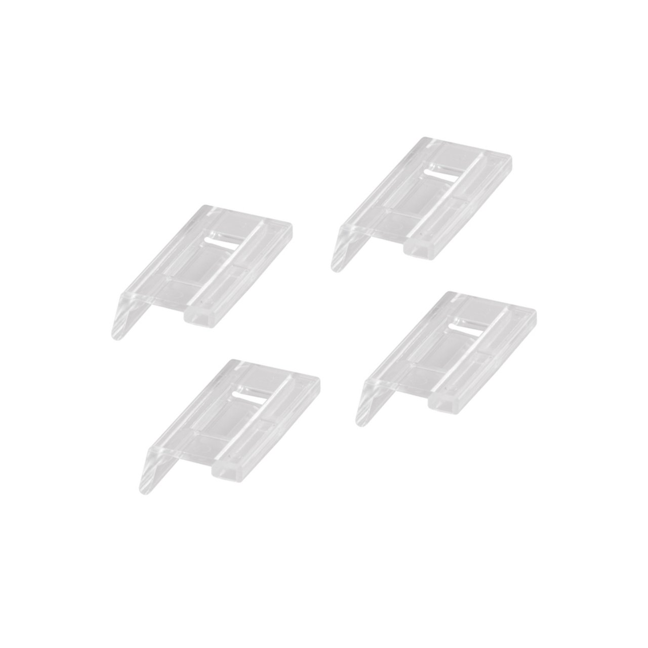ELFA UTTREKKSTOPP FOR MESHKURV TRANSPARENT 4-PK ELFA UTTREKKSTOPP FOR MESHKURV TRANSPARENT 4-PK