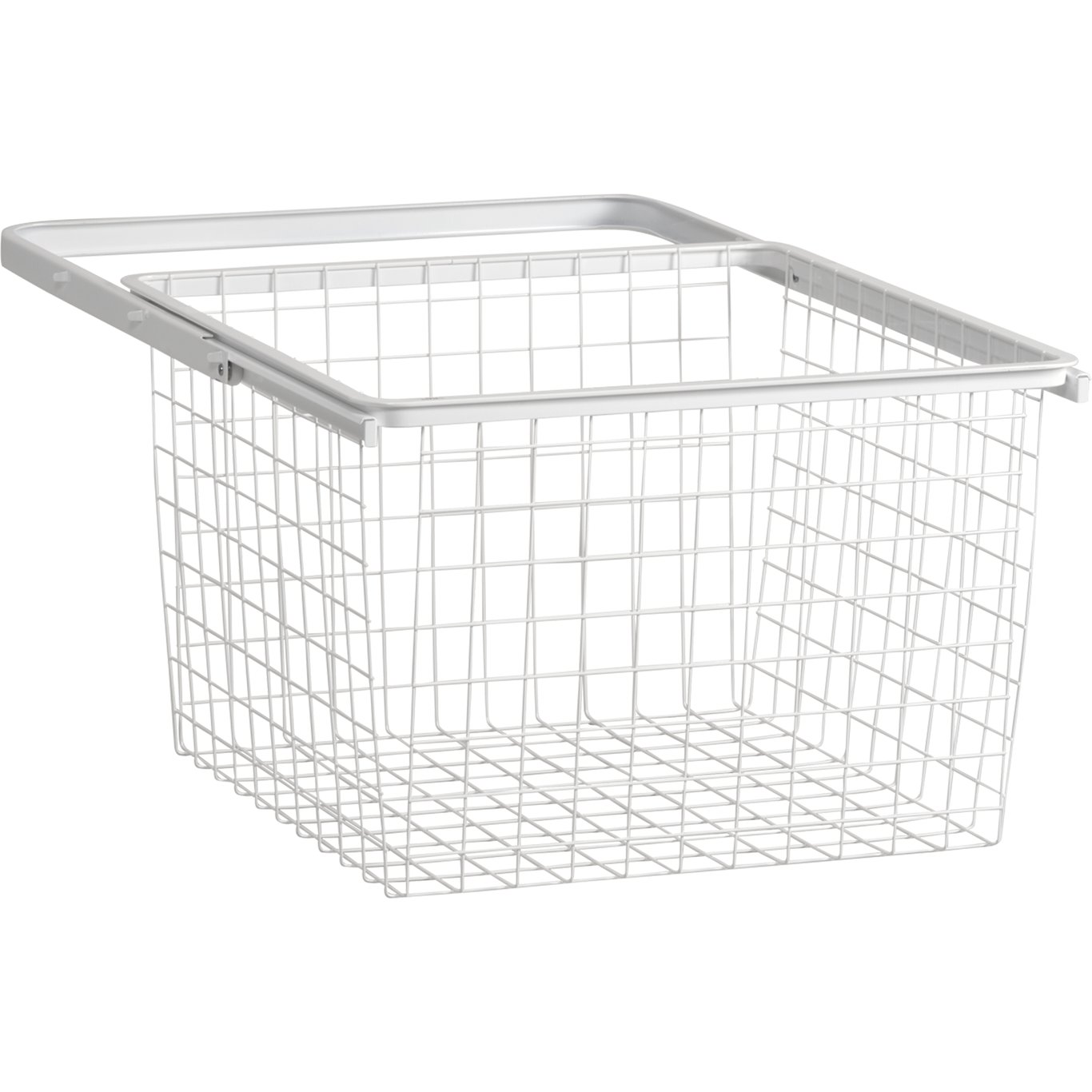 ELFA TRÅDKURV UTTREKKBAR 449X430X285 MM HVIT