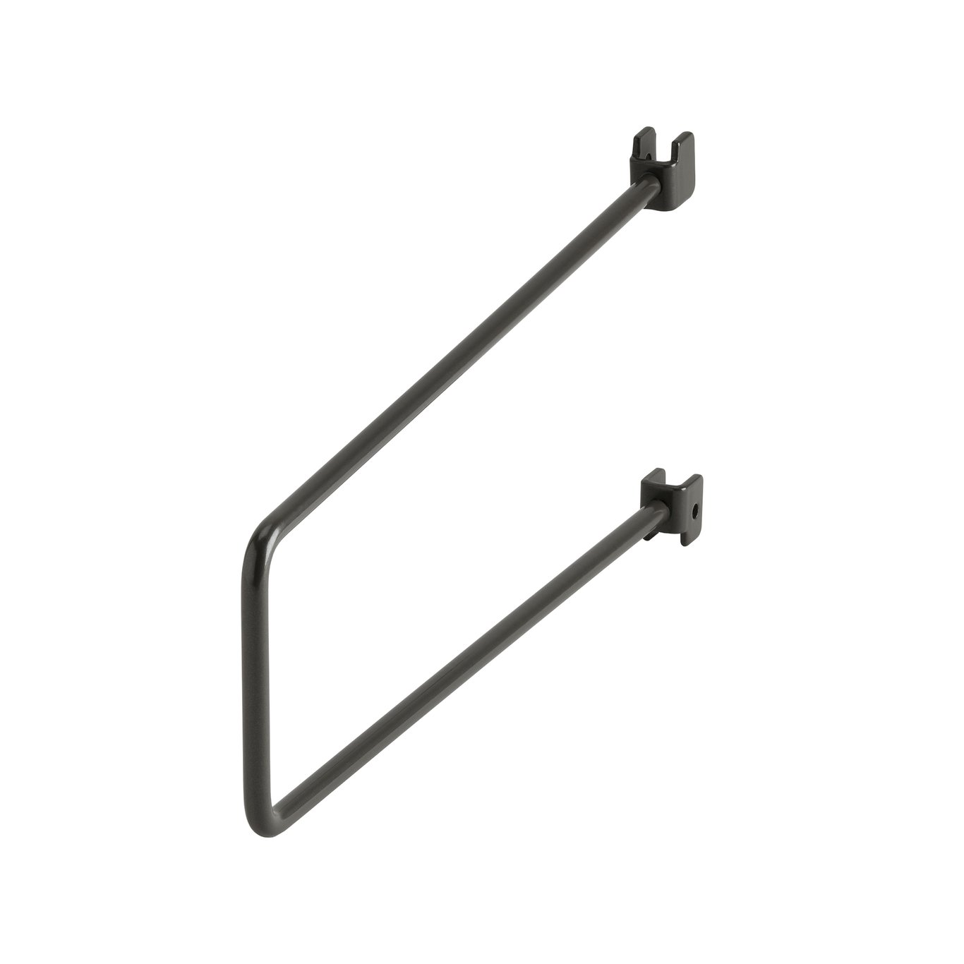 ELFA BOKSTØTTE FOR SKINNE 250X75MM GRAPHITE