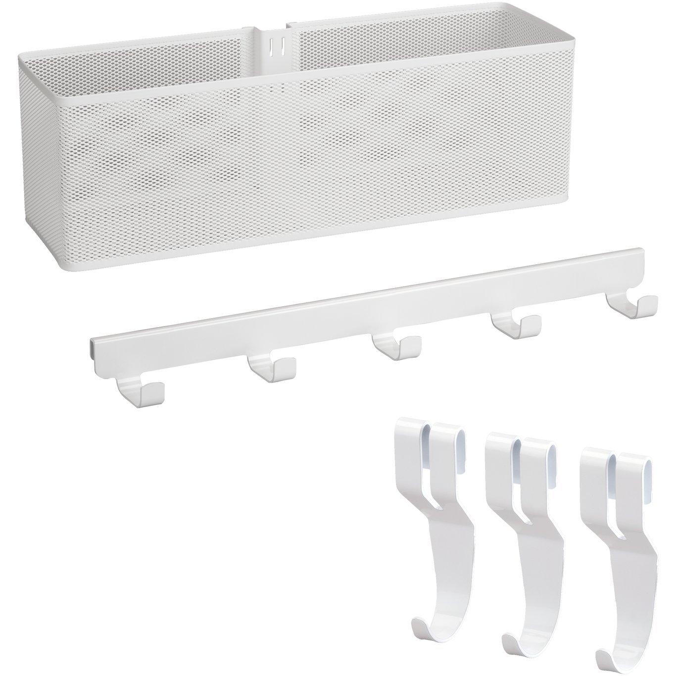 ELFA TILBEHØRSSETT OPPBEVARING HVIT