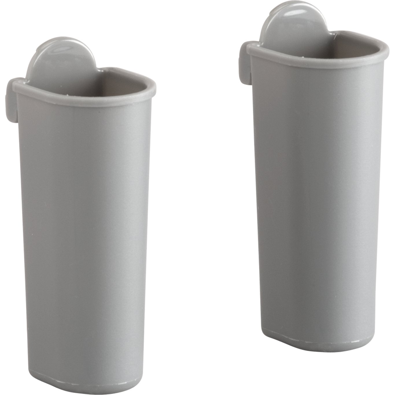 ELFA OPPBEVARINGSBOKS 75 MM GRÅ 2-PK