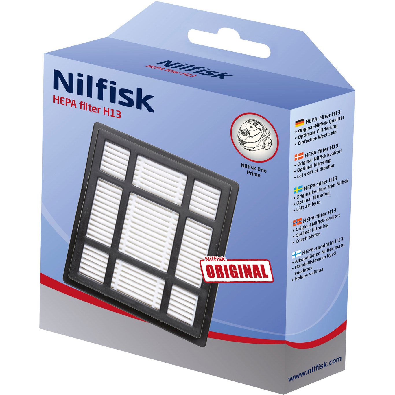 NILFISK SELECT HEPA FILTER H13 NILFISK SELECT HEPA FILTER H13