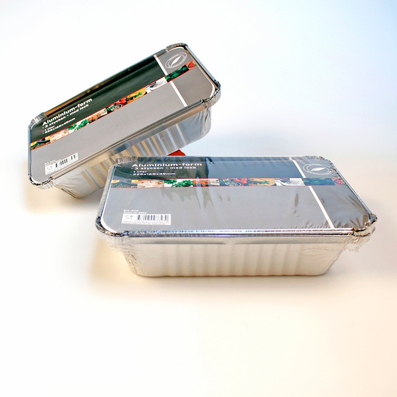 ALUMINIUMFORM 1L M/LOKK 3-PK ALUMINIUMFORM 1L M/LOKK 3-PK