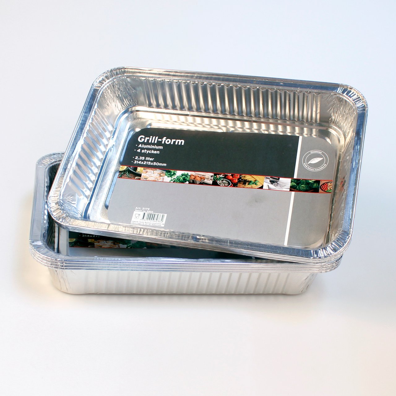 ALUMINIUMFORM 2,35L 4-PK ALUMINIUMFORM 2,35L 4-PK