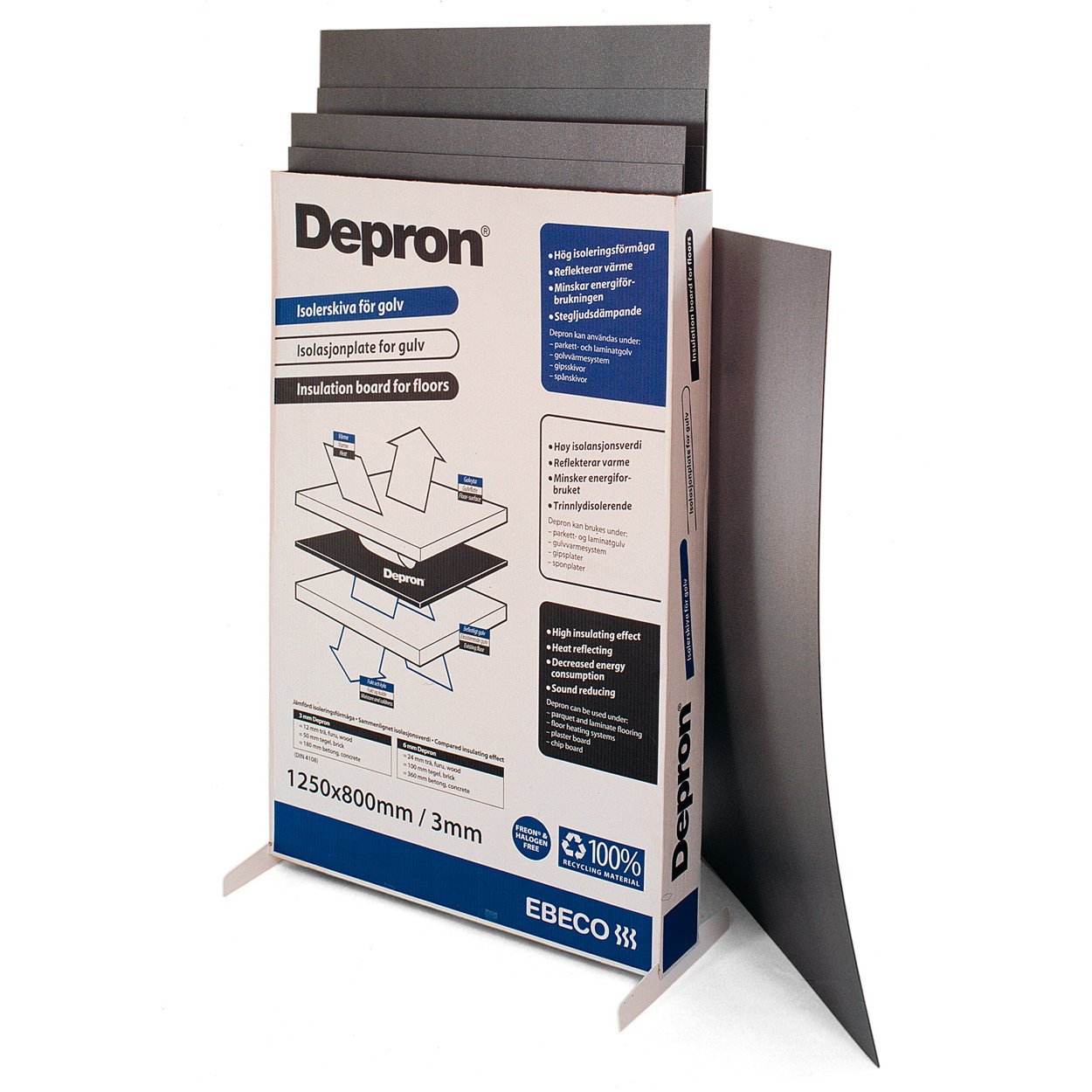 DEPRON ISOLASJONSPLATE 6MM DEPRON ISOLASJONSPLATE 6MM