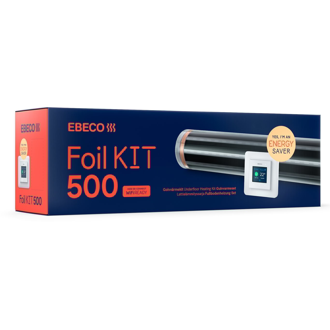 EBECO FOIL KIT 500 12-14 M² 43CM X 31,5M 65W/M² EBECO FOIL KIT 500 12-14 M² 43CM X 31,5M 65W/M²