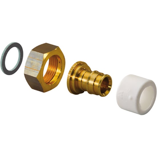 UPONOR Q&E NIPPEL M/OMLØPER 18MM X 1/2" 5PK. UPONOR Q&E NIPPEL M/OMLØPER 18MM X 1/2" 5PK.