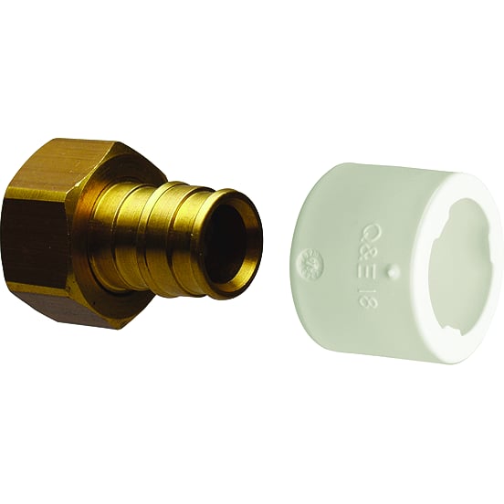UPONOR Q&E OVERGANG 18MM X 1/2" M/OMLØPER 5PK. UPONOR Q&E OVERGANG 18MM X 1/2" M/OMLØPER 5PK.