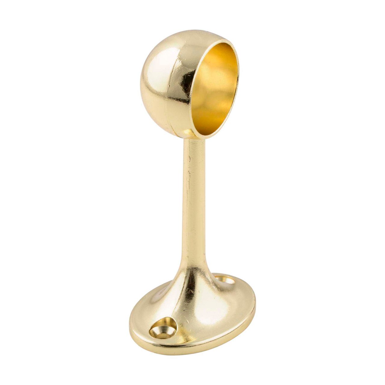 THEOFILS HOLDER FOR GARDEROBESTANG 1557S Ø25 BLANK MESSING THEOFILS HOLDER FOR GARDEROBESTANG 1557S Ø25 BLANK MESSING