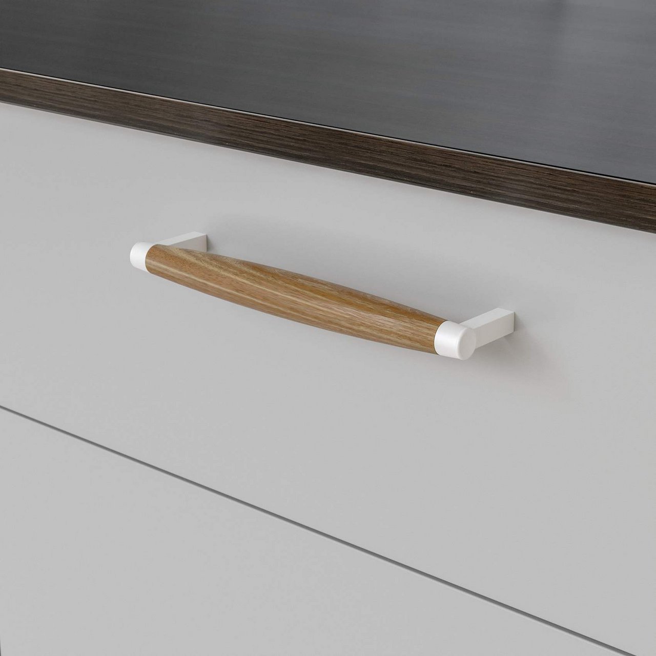 TWENTYTWO HÅNDTAK HJO CC192 KLARLAKKERT EIK/MATT HVIT