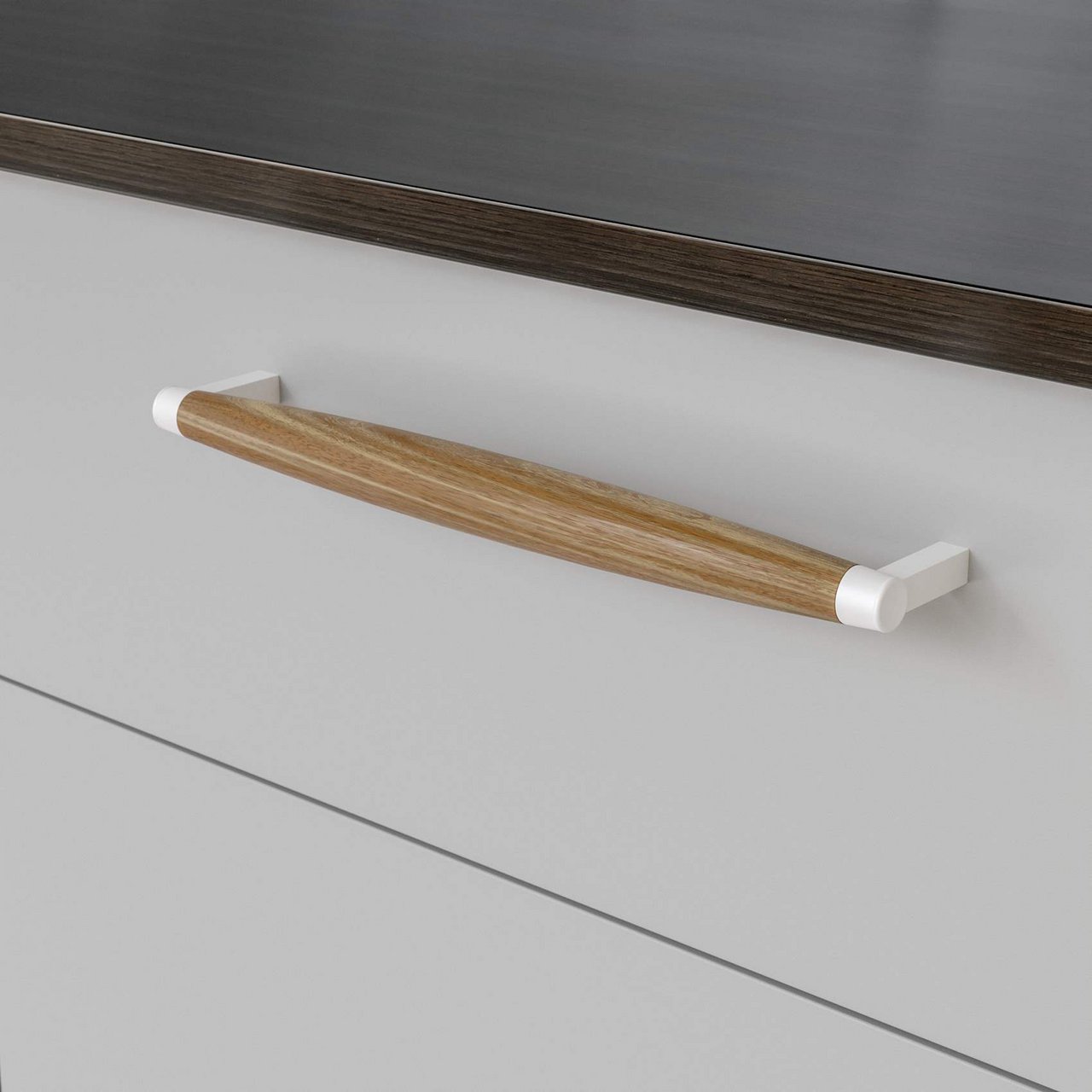 TWENTYTWO HÅNDTAK HJO CC256 KLARLAKKERT EIK/MATT HVIT