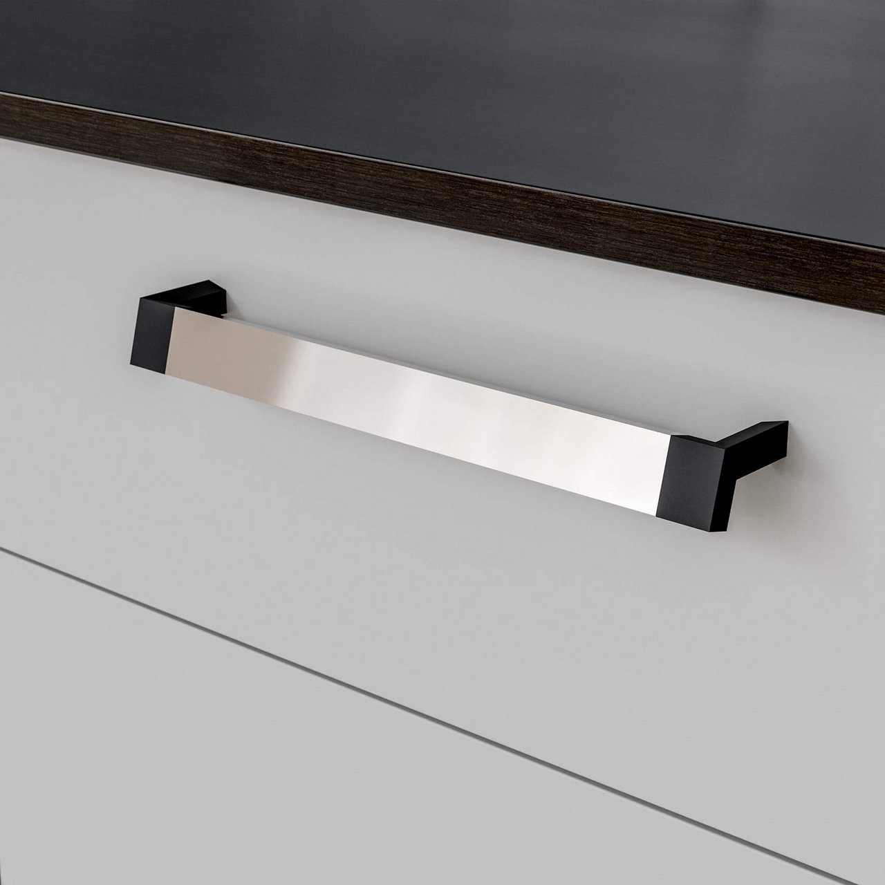 TWENTYTWO HÅNDTAK BÅSTAD CC256 KROM/MATT SVART