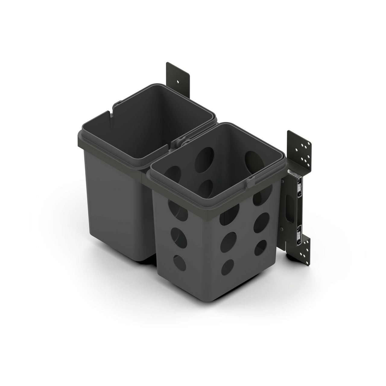 THEOFILS ALICANTE UTTREKKBAR KILDESORTERINGSSETT 27X42CM MØRK GRÅ