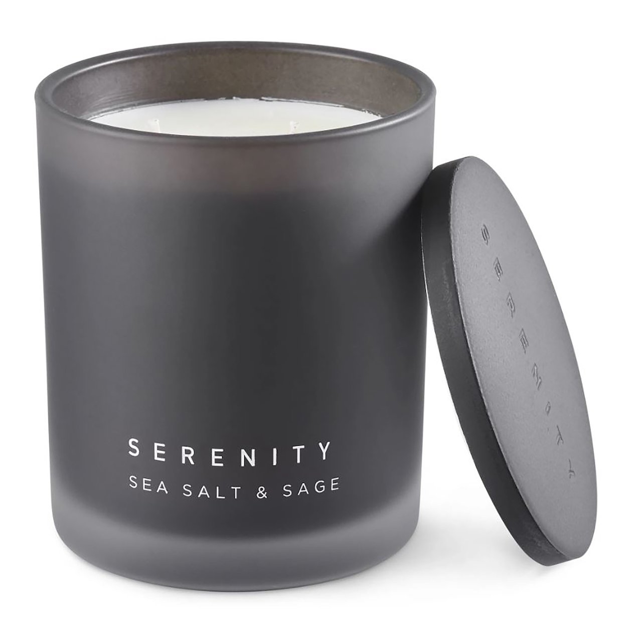 SERENITY DUFTLYS Ø9 H11CM 48T SEASALT & SAGE SERENITY DUFTLYS Ø9 H11CM 48T SEASALT & SAGE