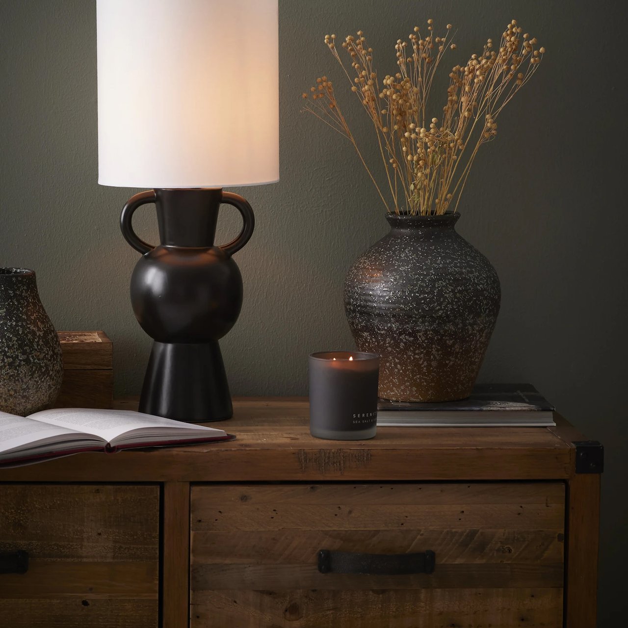 SERENITY DUFTLYS Ø9 H11CM 48T PURE MUSK BRUN SERENITY DUFTLYS Ø9 H11CM 48T PURE MUSK BRUN