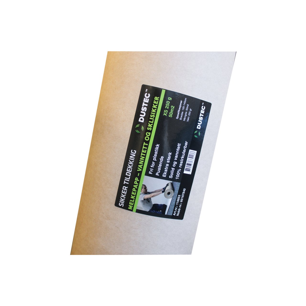 DUSTEC MELKEPAPP XS 250 GR 50 M2