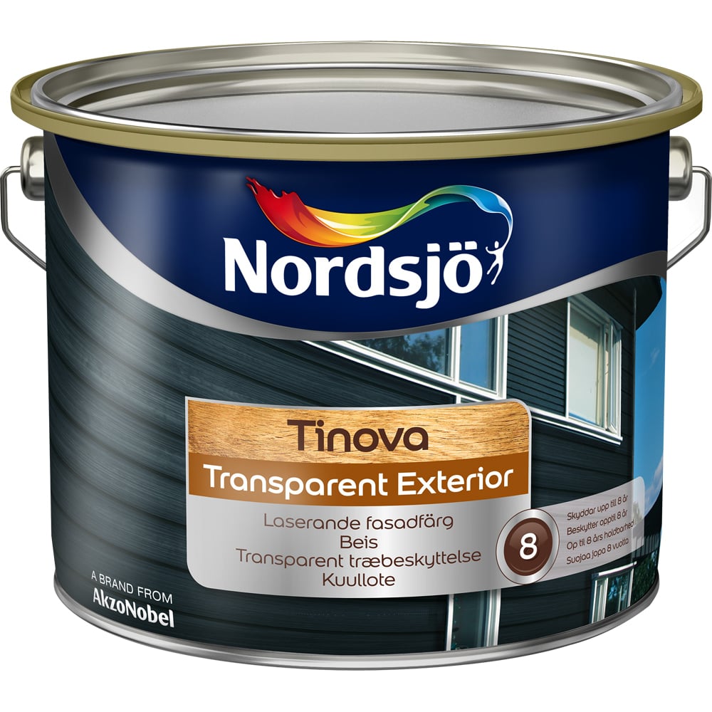 NORDSJØ TINOVA TRANSPARENT EXTERIOR BC 2.325L NORDSJØ TINOVA TRANSPARENT EXTERIOR BC 2.325L
