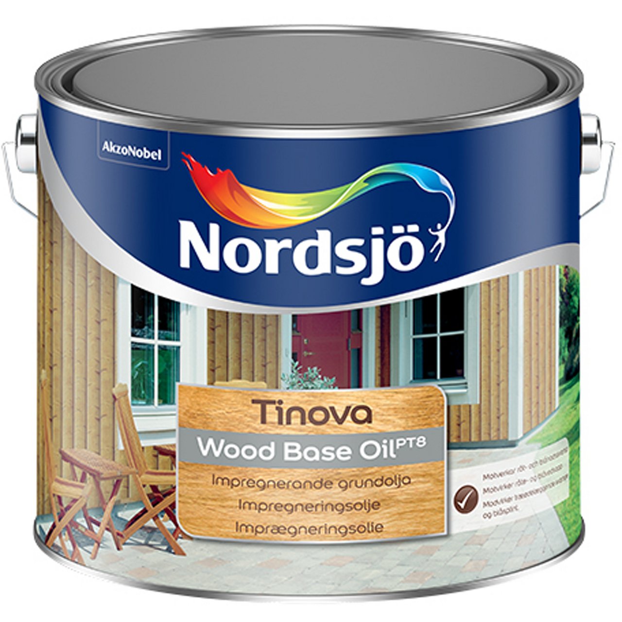 NORDSJØ TINOVA WOOD BASE OIL PT8 2,5L NORDSJØ TINOVA WOOD BASE OIL PT8 2,5L