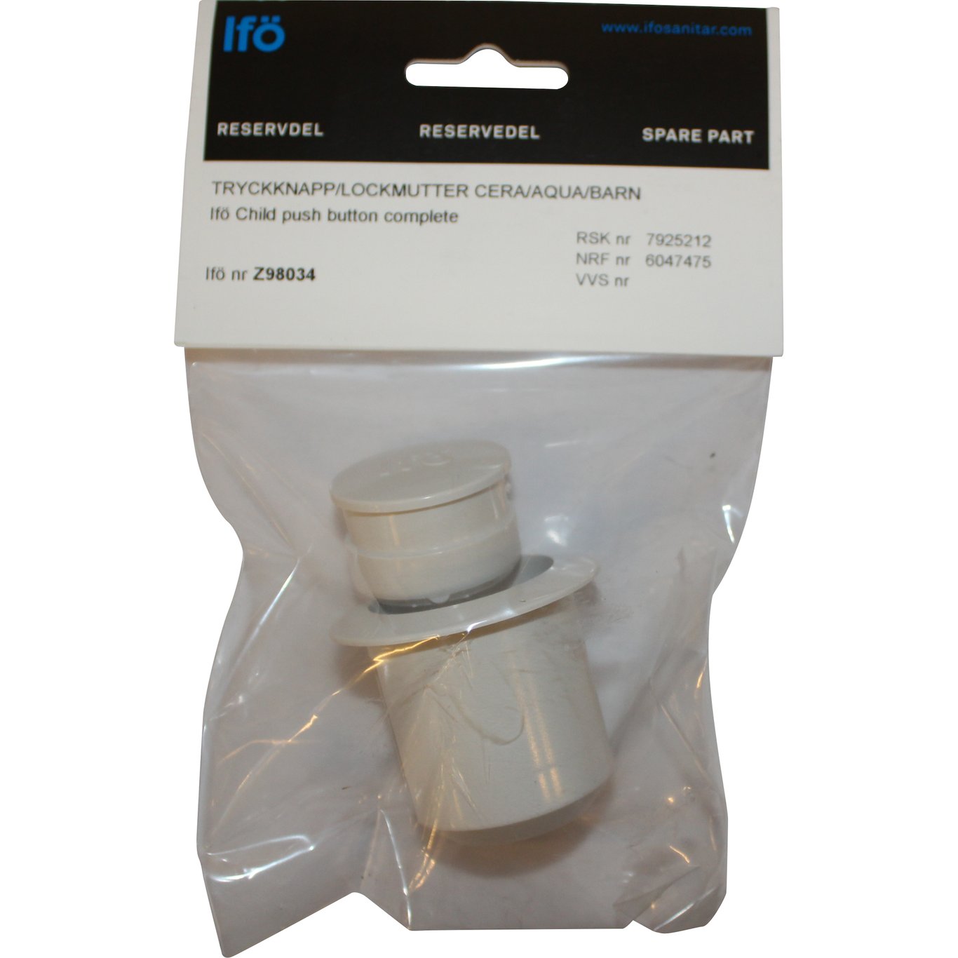 IFØ AQUA 21 SKYLLEKNAPP T/TOALETT IFØ AQUA 21 SKYLLEKNAPP T/TOALETT