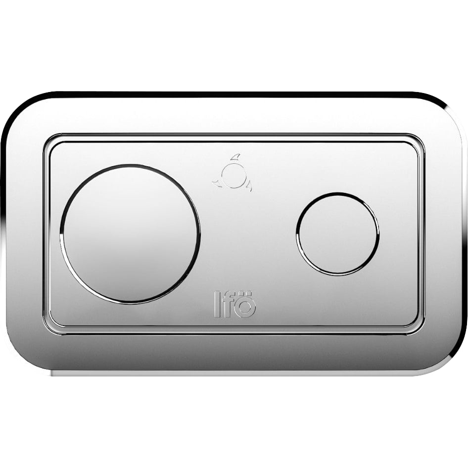 IFØ SPIRA ART BETJENINGSPLATE, KROM IFØ SPIRA ART BETJENINGSPLATE, KROM