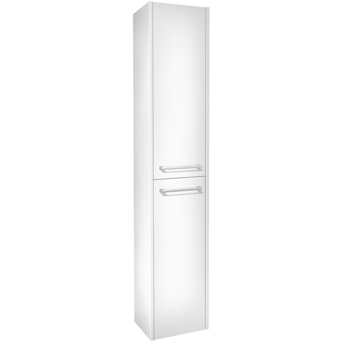 GUSTAVSBERG NORDIC3 HØYSKAP 35X180, HVIT HØYGLANS