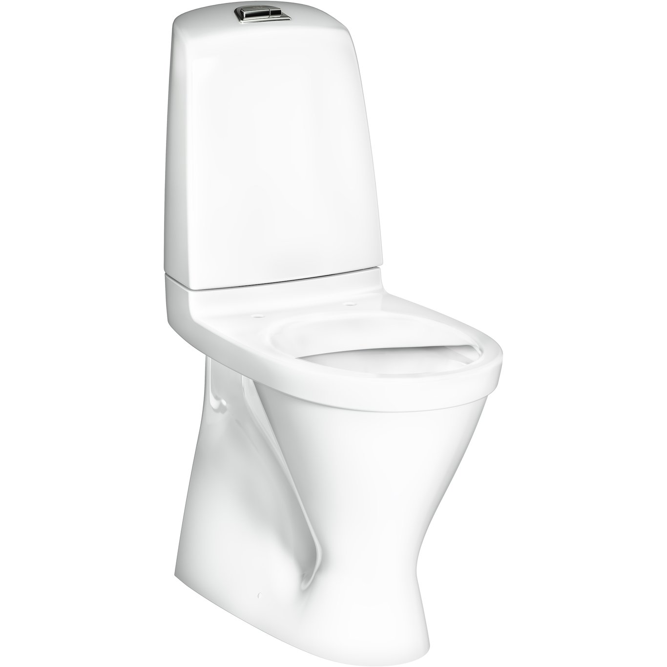 GUSTAVSBERG NAUTIC 1546 M/SKJULT S-LÅS & HYGIENIC FLUSH, HØY MODELL GUSTAVSBERG NAUTIC 1546 M/SKJULT S-LÅS & HYGIENIC FLUSH, HØY MODELL