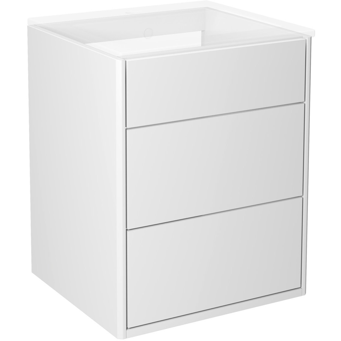 GUSTAVSBERG GRAPHIC BADEROMSMØBEL 45 CM HVIT U/SERVANT