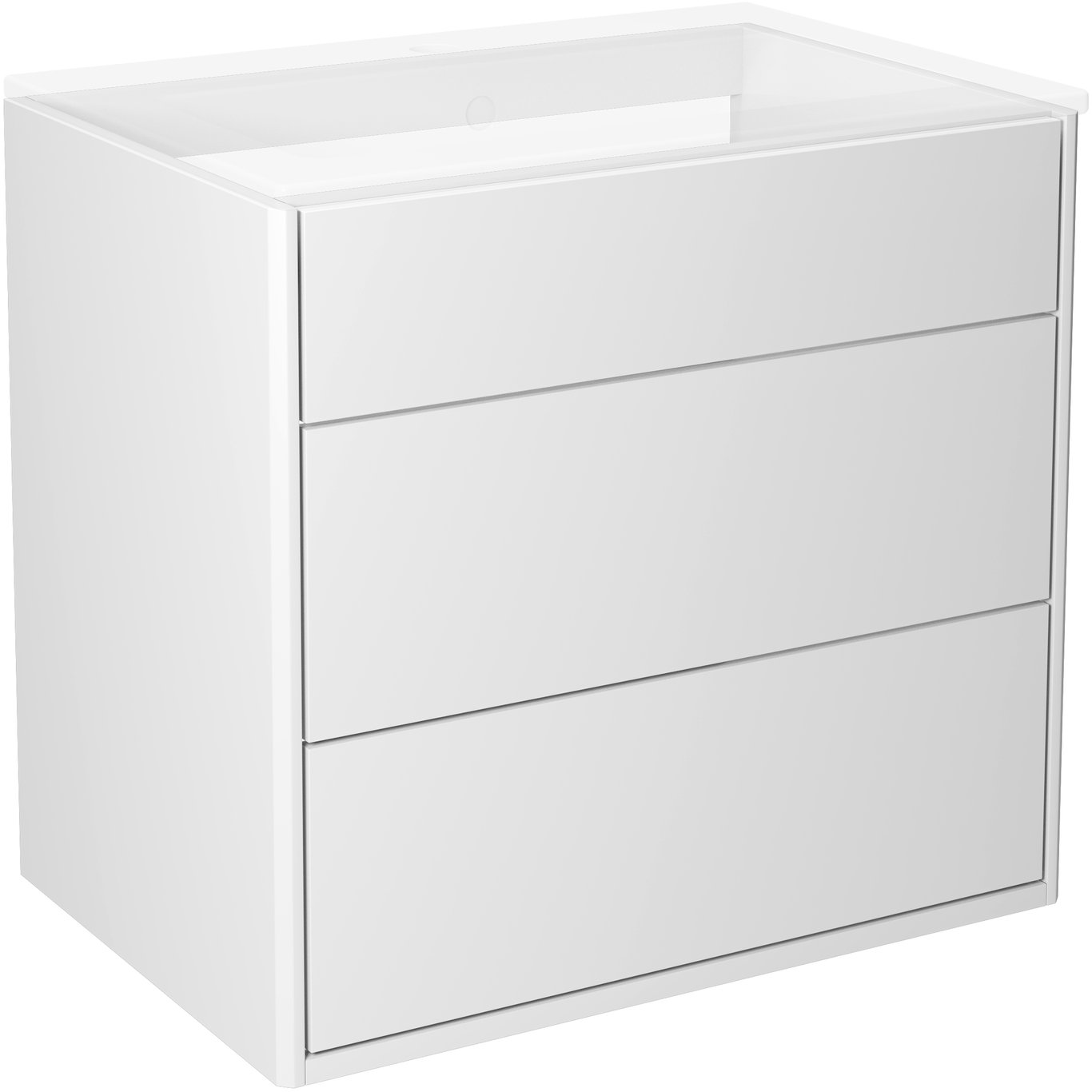 GUSTAVSBERG GRAPHIC BADEROMSMØBEL 60 CM HVIT U/SERVANT GUSTAVSBERG GRAPHIC BADEROMSMØBEL 60 CM HVIT U/SERVANT