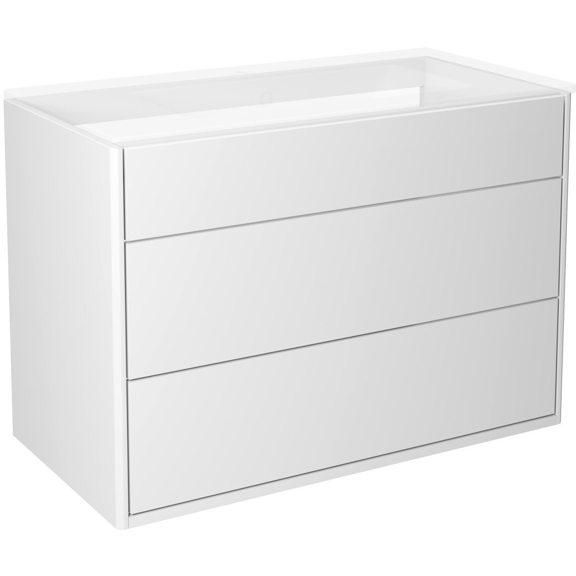 GUSTAVSBERG GRAPHIC BADEROMSMØBEL 80 CM HVIT U/SERVANT GUSTAVSBERG GRAPHIC BADEROMSMØBEL 80 CM HVIT U/SERVANT