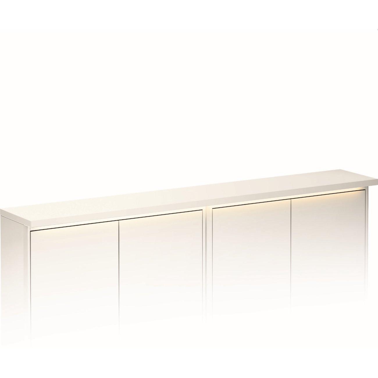 GUSTAVSBERG GRAPHIC TOPPLATE M/LYS 120X16 HVIT GUSTAVSBERG GRAPHIC TOPPLATE M/LYS 120X16 HVIT