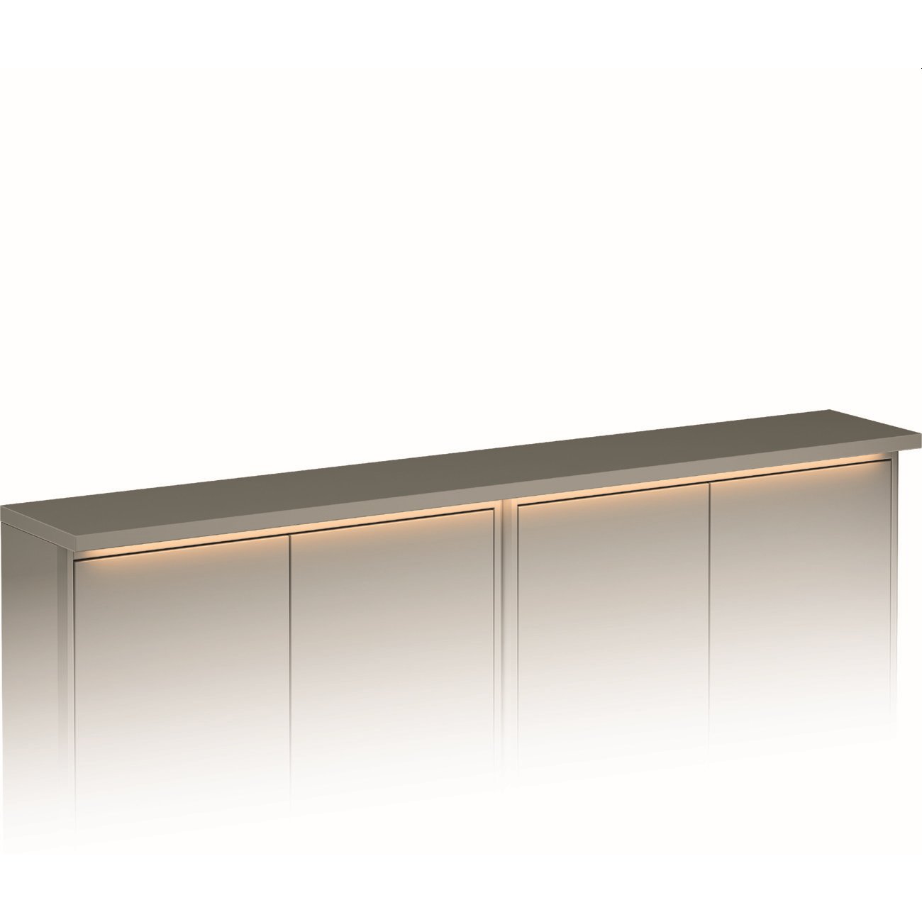 GUSTAVSBERG GRAPHIC TOPPLATE M/LYS 120X16 GRÅ GUSTAVSBERG GRAPHIC TOPPLATE M/LYS 120X16 GRÅ