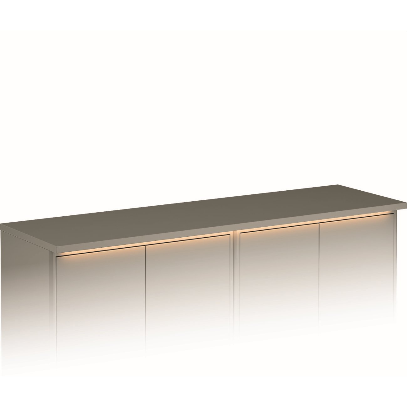 GUSTAVSBERG GRAPHIC TOPPLATE M/LYS 120X32 GRÅ GUSTAVSBERG GRAPHIC TOPPLATE M/LYS 120X32 GRÅ