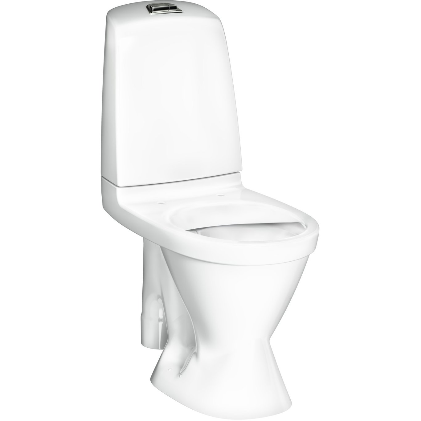 GUSTAVSBERG NAUTIC 1591 TOALETT M/HYGIENIC FLUSH ÅPEN S-LÅS 2/4 L GUSTAVSBERG NAUTIC 1591 TOALETT M/HYGIENIC FLUSH ÅPEN S-LÅS 2/4 L