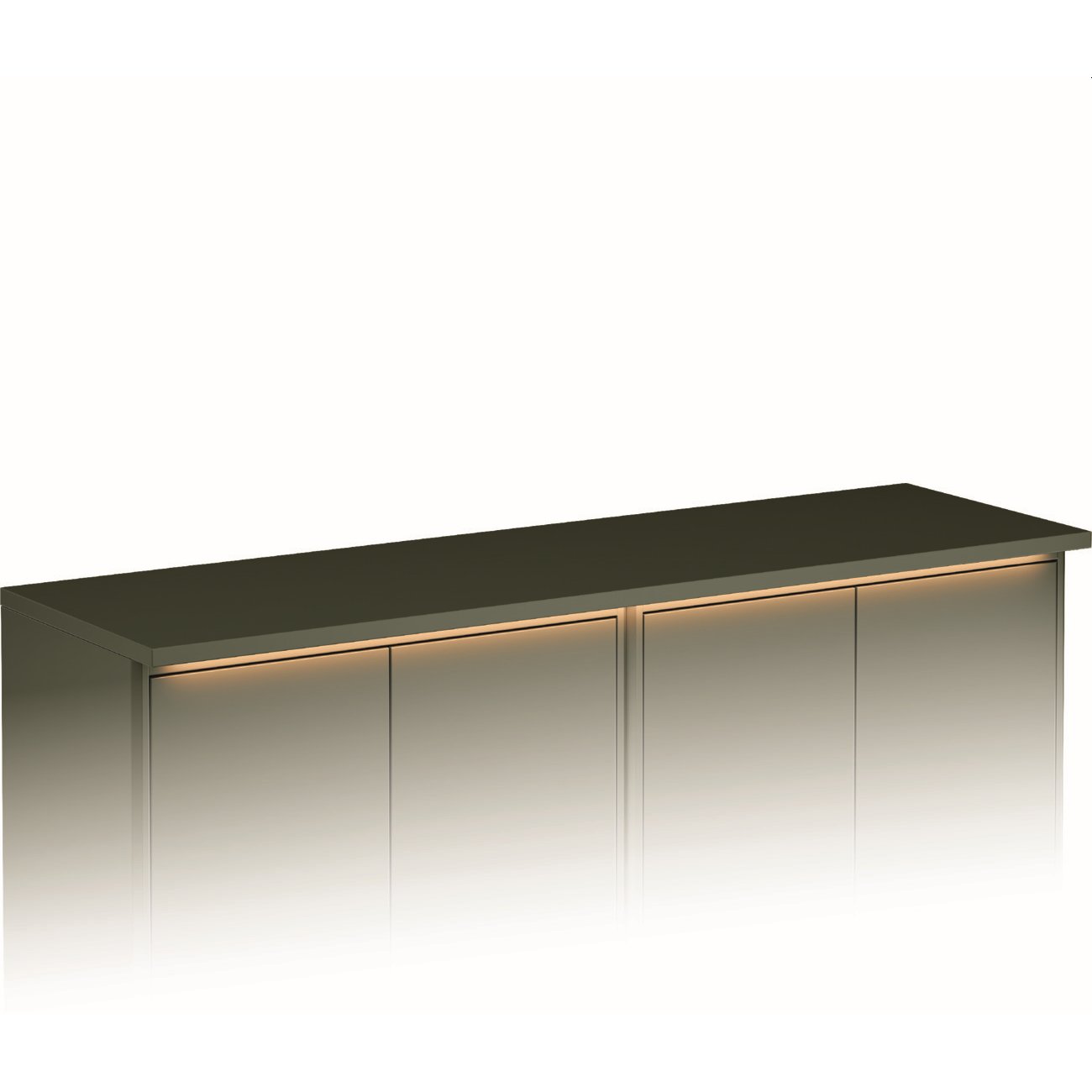 GUSTAVSBERG GRAPHIC TOPPLATE M/LYS 120X36 GRØNN GUSTAVSBERG GRAPHIC TOPPLATE M/LYS 120X36 GRØNN