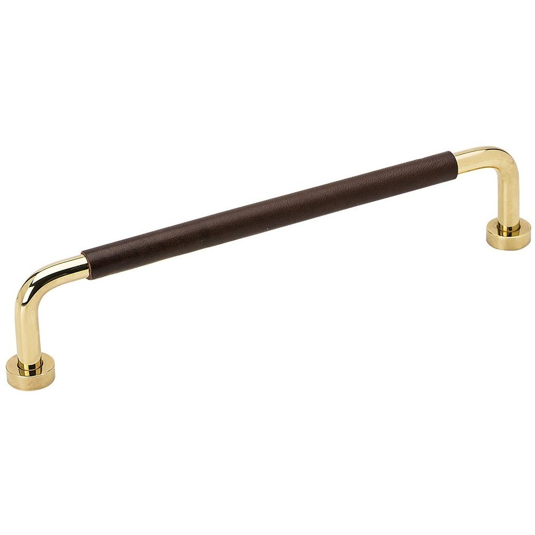 GUSTAVSBERG H8 HÅNDTAK TIL BADEROMSSKAP, CC160 MESSING/BRUNT LÆR GUSTAVSBERG H8 HÅNDTAK TIL BADEROMSSKAP, CC160 MESSING/BRUNT LÆR