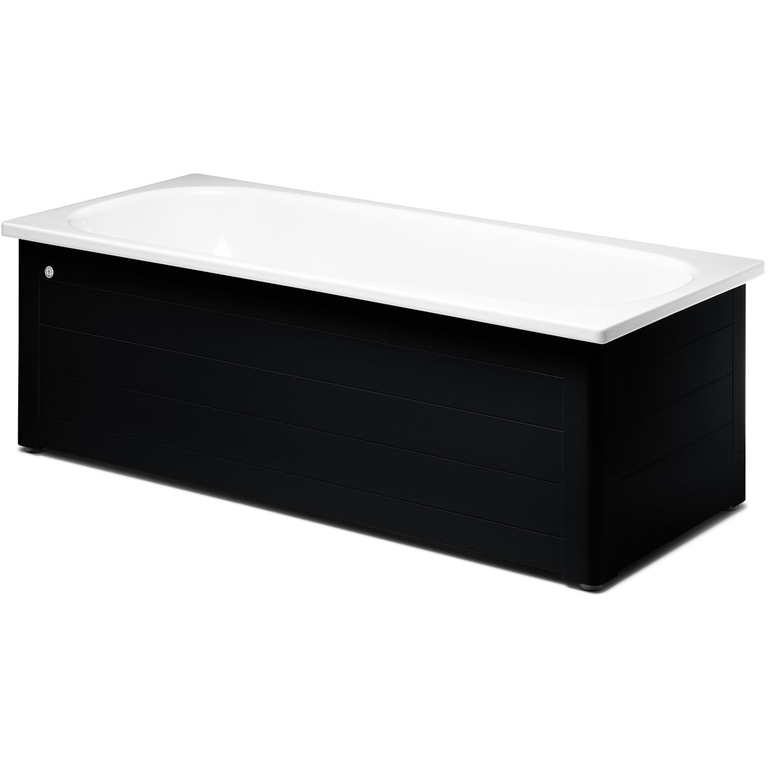 GUSTAVSBERG 7416 HELFRONTSTATIV, 1600X700 SORT