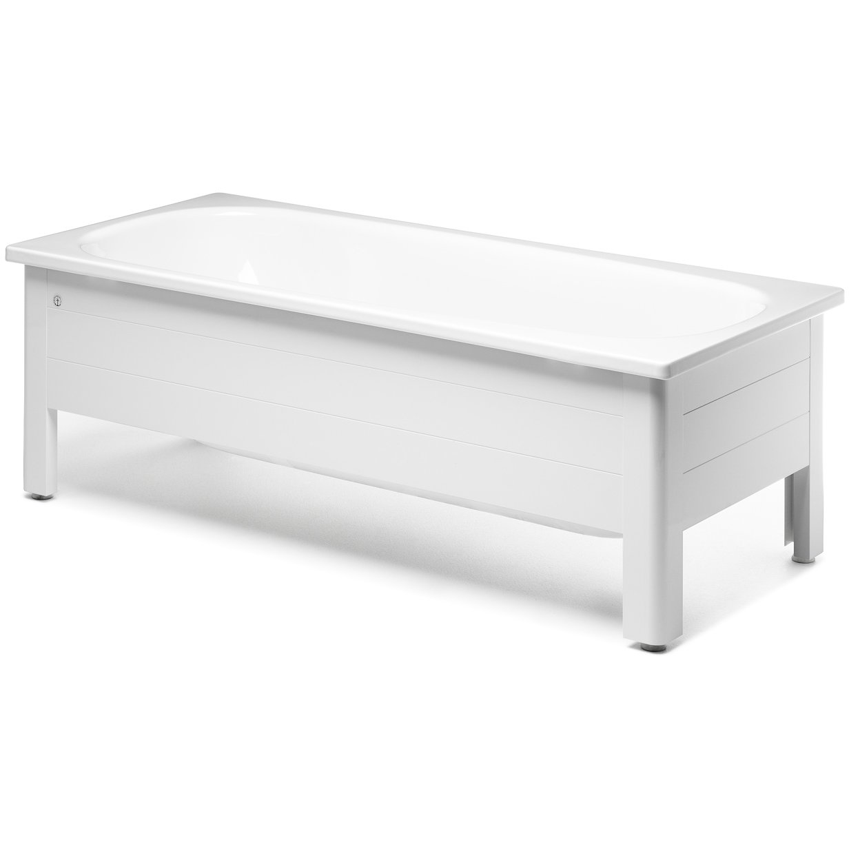 GUSTAVSBERG 6415 HALVFRONTSTATIV, 1500X700 HVIT