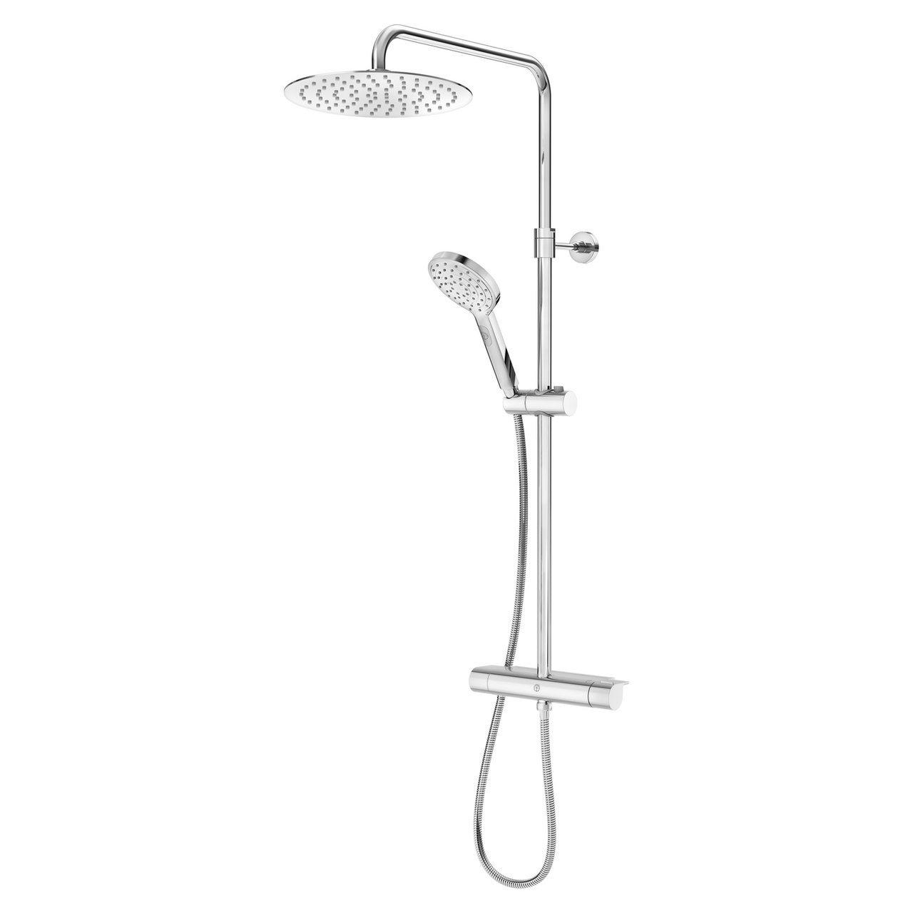 GUSTAVSBERG ESTETIC ROUND TAKDUSJ M/DUSJTERMOSTAT KROM