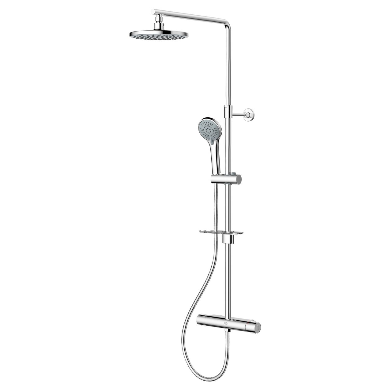 GUSTAVSBERG NAUTIC 2.2 TAKDUSJ M/DUSJTERMOSTAT BLYFRI KROM GUSTAVSBERG NAUTIC 2.2 TAKDUSJ M/DUSJTERMOSTAT BLYFRI KROM