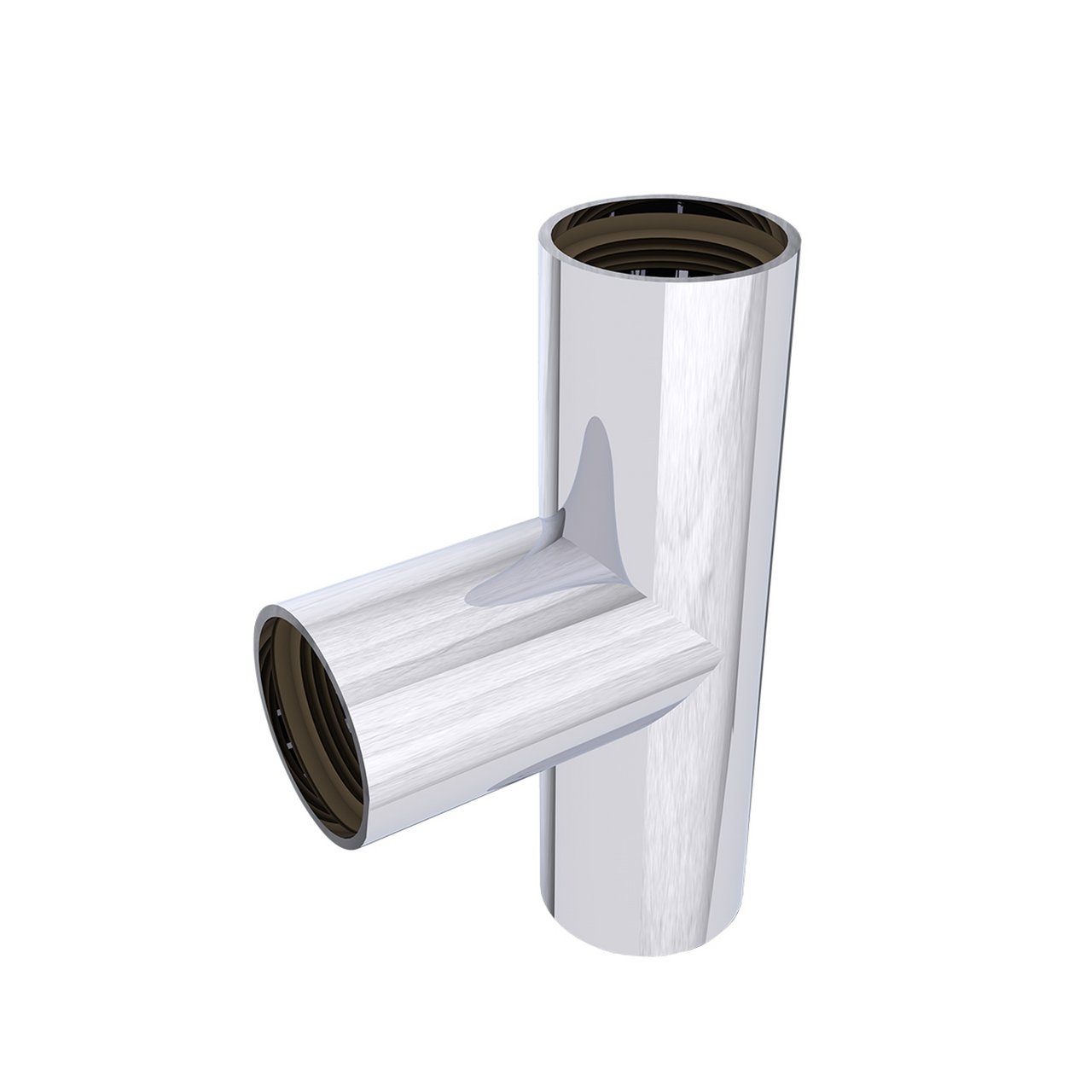 FALUVULK 40 MM X 90° T-RØR MED 3 MUFFER FALUVULK 40 MM X 90° T-RØR MED 3 MUFFER