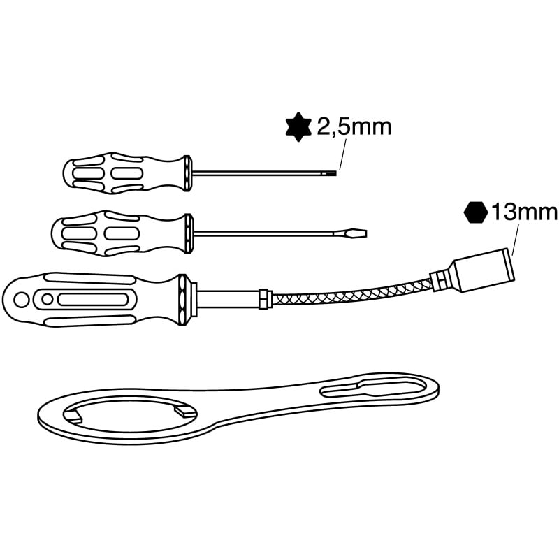 GUSTAVSBERG 1-GR KOMPLETT VERKTØYSETT GUSTAVSBERG 1-GR KOMPLETT VERKTØYSETT