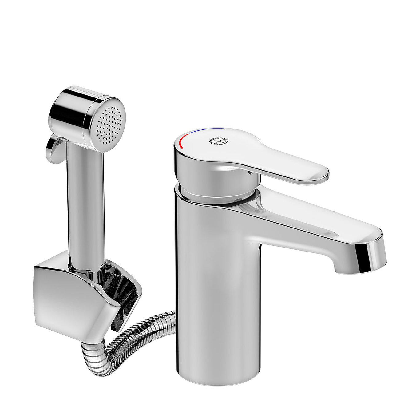 GUSTAVSBERG NORDIC3 SERVANTBATTERI M/ SIDEDUSJ OG VEGGFESTE, KROM GUSTAVSBERG NORDIC3 SERVANTBATTERI M/ SIDEDUSJ OG VEGGFESTE, KROM