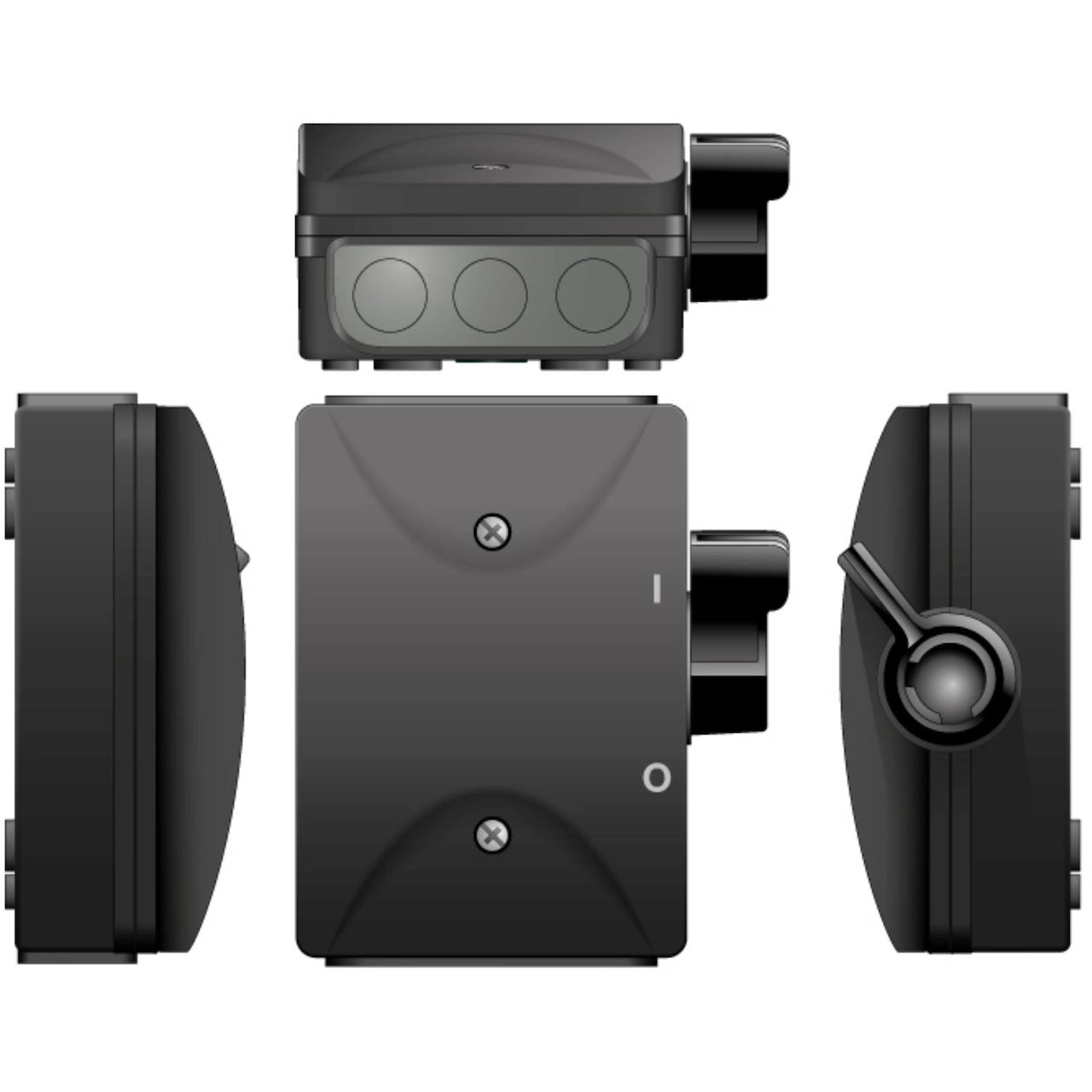 NORWESCO SIKKERHETSBRYTER SA 216 DS SORT 2P. 16A 500V IP54 NORWESCO SIKKERHETSBRYTER SA 216 DS SORT 2P. 16A 500V IP54