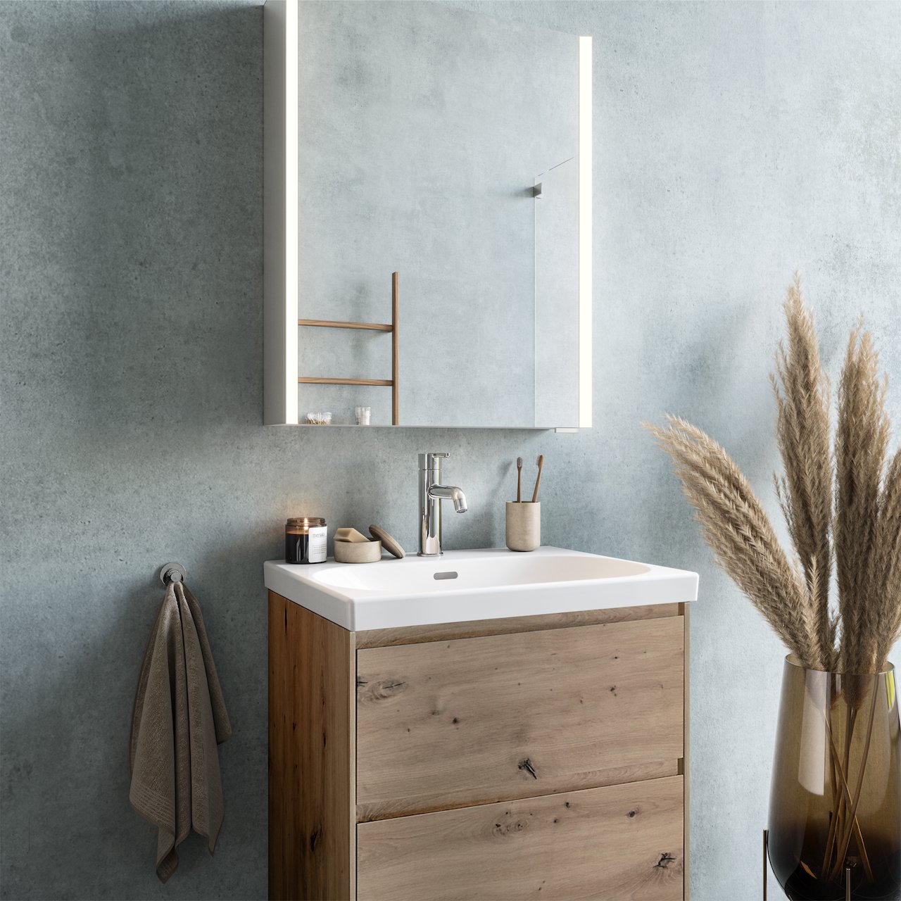 LAUFEN LUA MØBELSETT 60 CM 2 SKUFFER VILLEIK