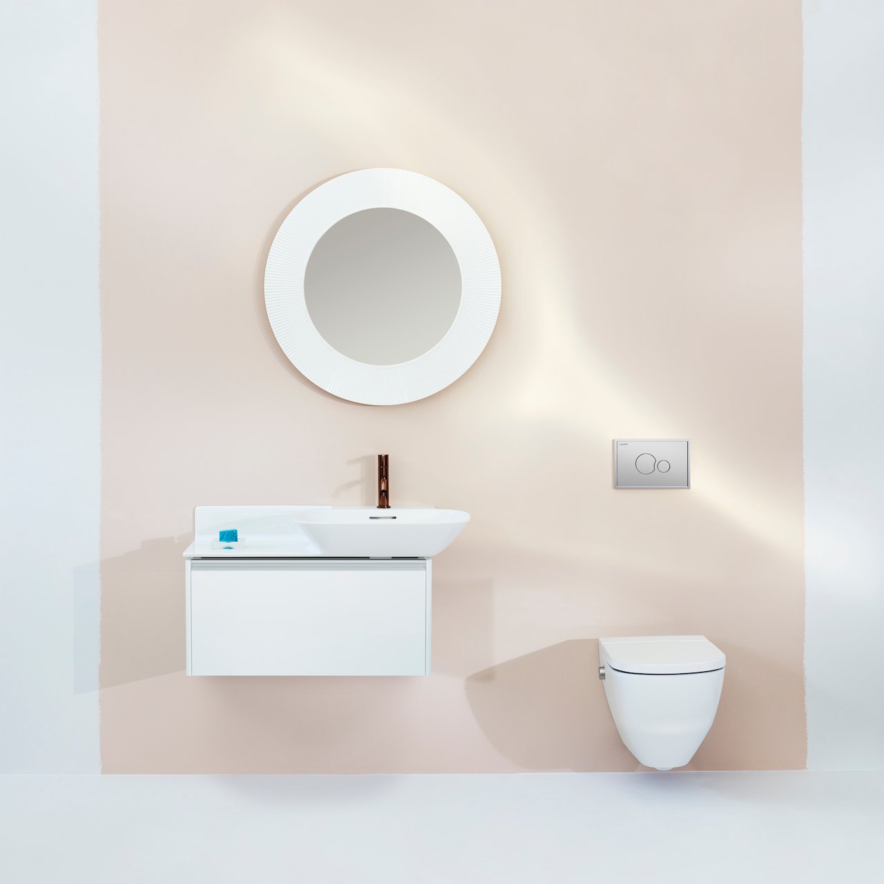 LAUFEN LIS TRYKKPLATE AW106 KROM/BØRSTET STÅL LAUFEN LIS TRYKKPLATE AW106 KROM/BØRSTET STÅL